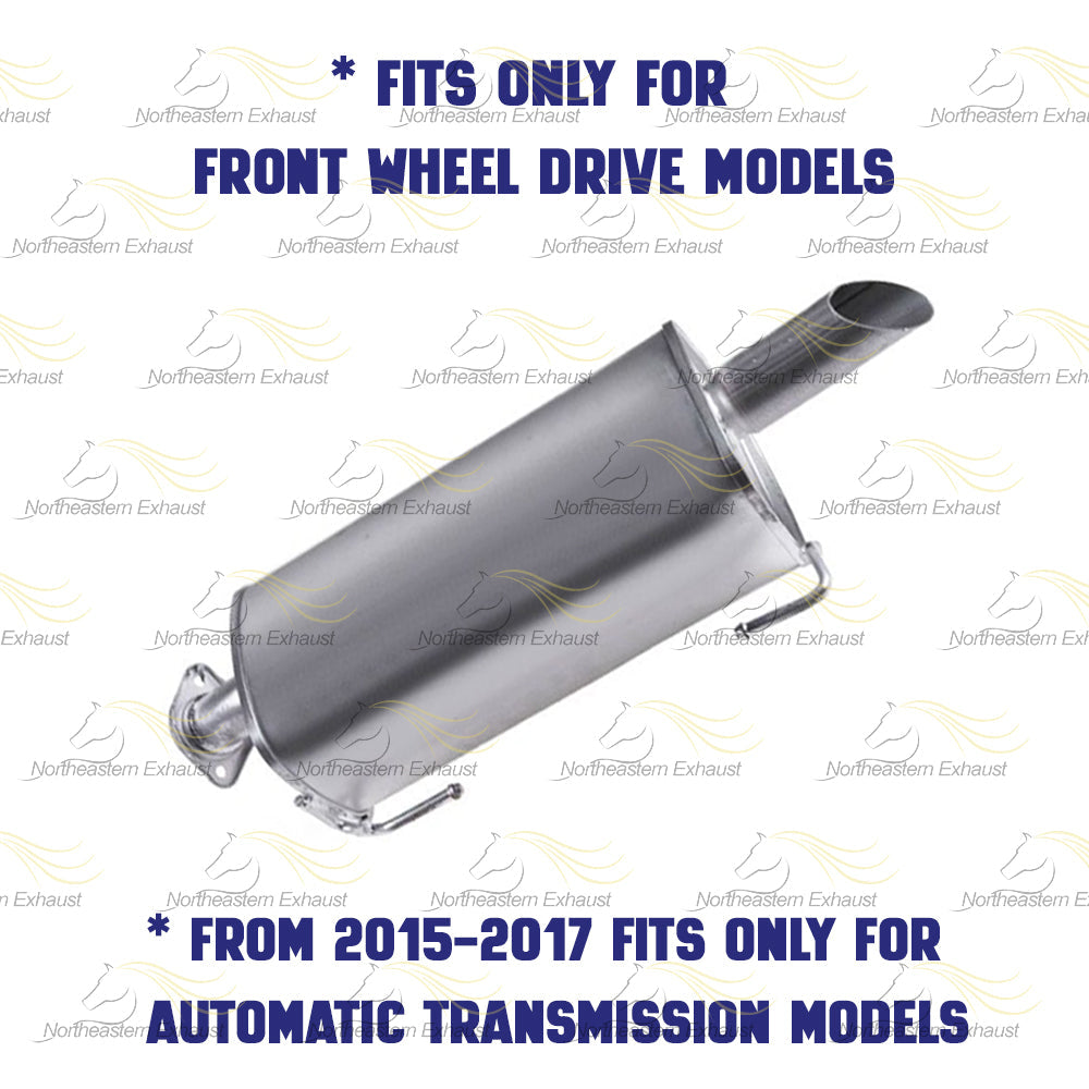 2011-2017 Nissan Juke 1.6L Exhaust Muffler