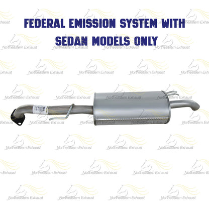 2010-2013 Kia Forte 2.0L Exhaust Muffler