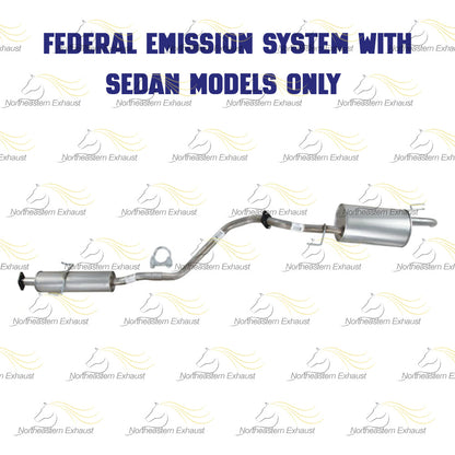 2010-2013 Kia Forte 2.0L Resonator and Muffler Exhaust Kit