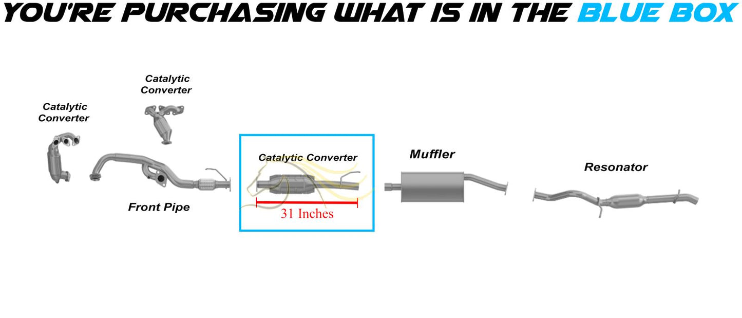 Catalytic Converter for 2005-2006 Mazda Tribute 2.3L, 2001-2006 and 2008 Mazda Tribute 3.0L