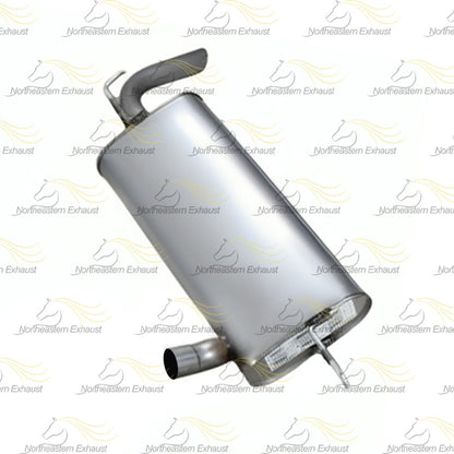 2007-2011 Jeep Wrangler 2 Door 3.8L Intermediate Pipe and Muffler Exhaust System Kit