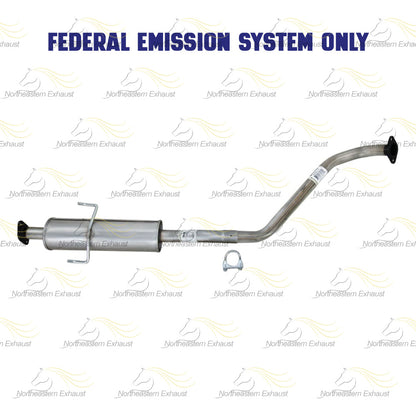 2010-2013 Kia Forte and Forte Koup 2.0L 2.4L Exhaust Resonator Pipe