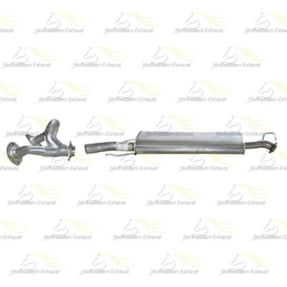 2006-2012 Toyota Rav4 3.5L Y-Pipe and Muffler Exhaust System Kit