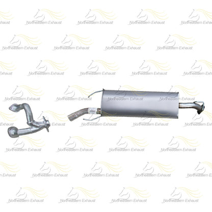 2006-2012 Toyota Rav4 3.5L Y-Pipe and Muffler Exhaust System Kit