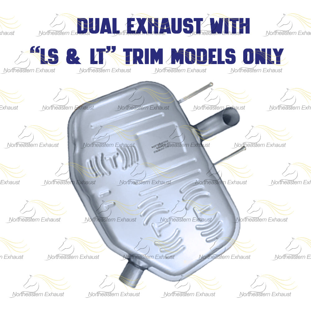 Exhaust Mufflers for 2013-2016 Chevy Malibu and Malibu Limited 2.5L