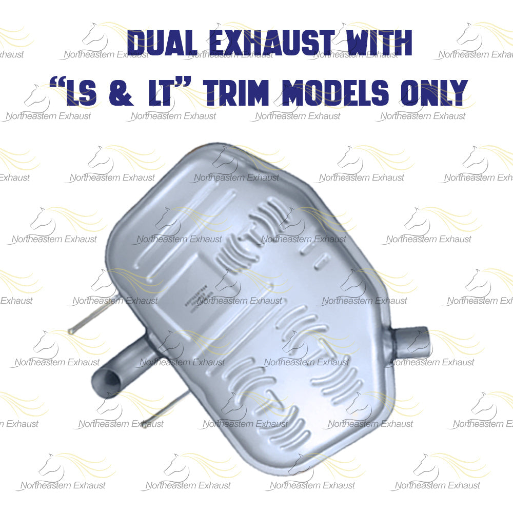Exhaust Mufflers for 2013-2016 Chevy Malibu and Malibu Limited 2.5L