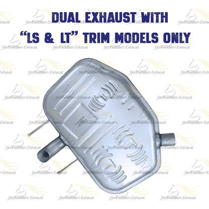 Exhaust Mufflers for 2013-2016 Chevy Malibu and Malibu Limited 2.5L