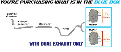 2011-2017 Buick Regal 2.4L Exhaust Mufflers