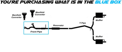 Exhaust Pipe for 2011-2019 Ford Explorer and 2013-2019 Ford Flex 3.5L