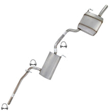 2012-2014 Volkswagen Passat 2.5L Center and Rear Mufflers