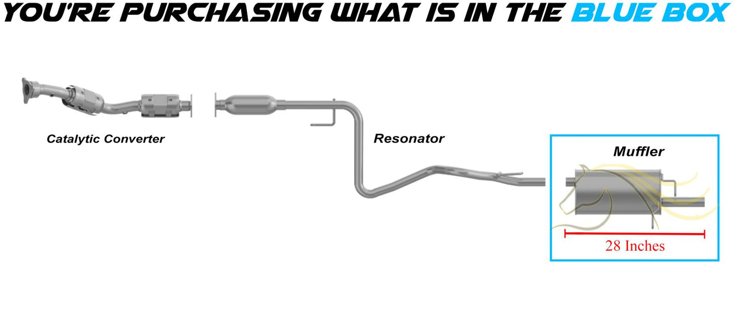 2006-2011 Chevy HHR 2.4L Exhaust Muffler