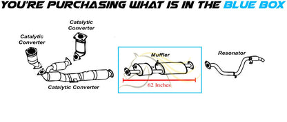 2013-2020 Nissan Pathfinder 3.5L Exhaust Muffler Assembly