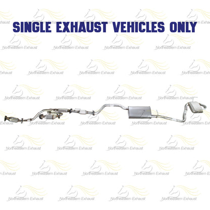 2009-2010 Saturn Outlook 3.6L Complete Exhaust System with Catalytic