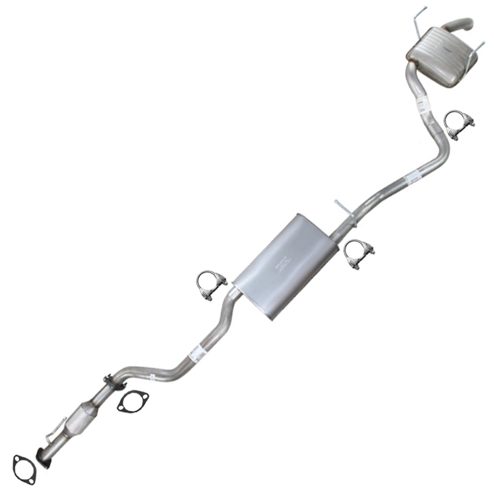 2009-2017 Chevy Traverse and 2015-2016 GMC Acadia 3.6L Exhaust System with Catalytic