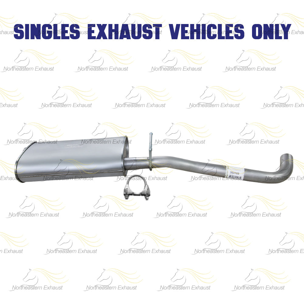 2009-2017 Chevy Traverse and 2015-2016 GMC Acadia 3.6L Muffler and Extension Pipe