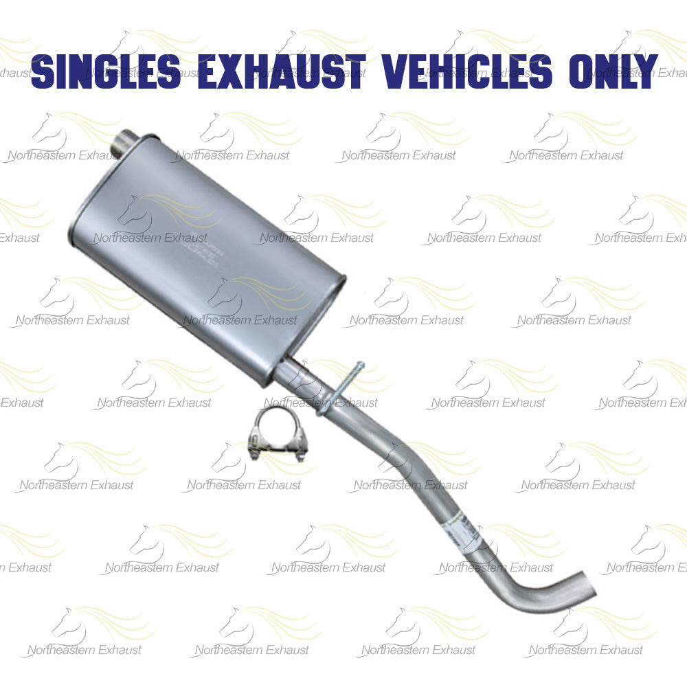 2009-2017 Chevy Traverse and 2015-2016 GMC Acadia 3.6L Muffler and Extension Pipe