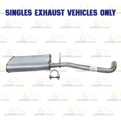 2007-2010 Saturn Outlook 3.6L Muffler and Extension Pipe Exhaust