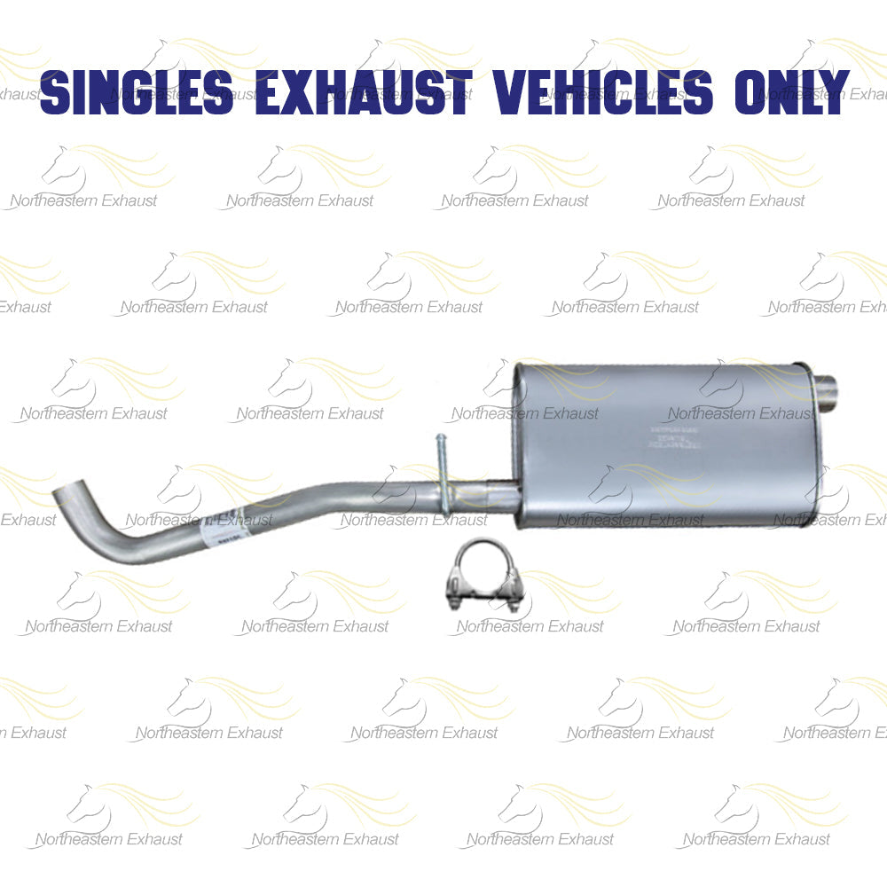 2007-2010 Saturn Outlook 3.6L Muffler and Extension Pipe Exhaust