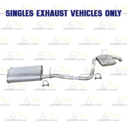 Muffler Extension Pipe and Resonator for 2009-2017 Chevy Traverse and 2015-2016 GMC Acadia 3.6L
