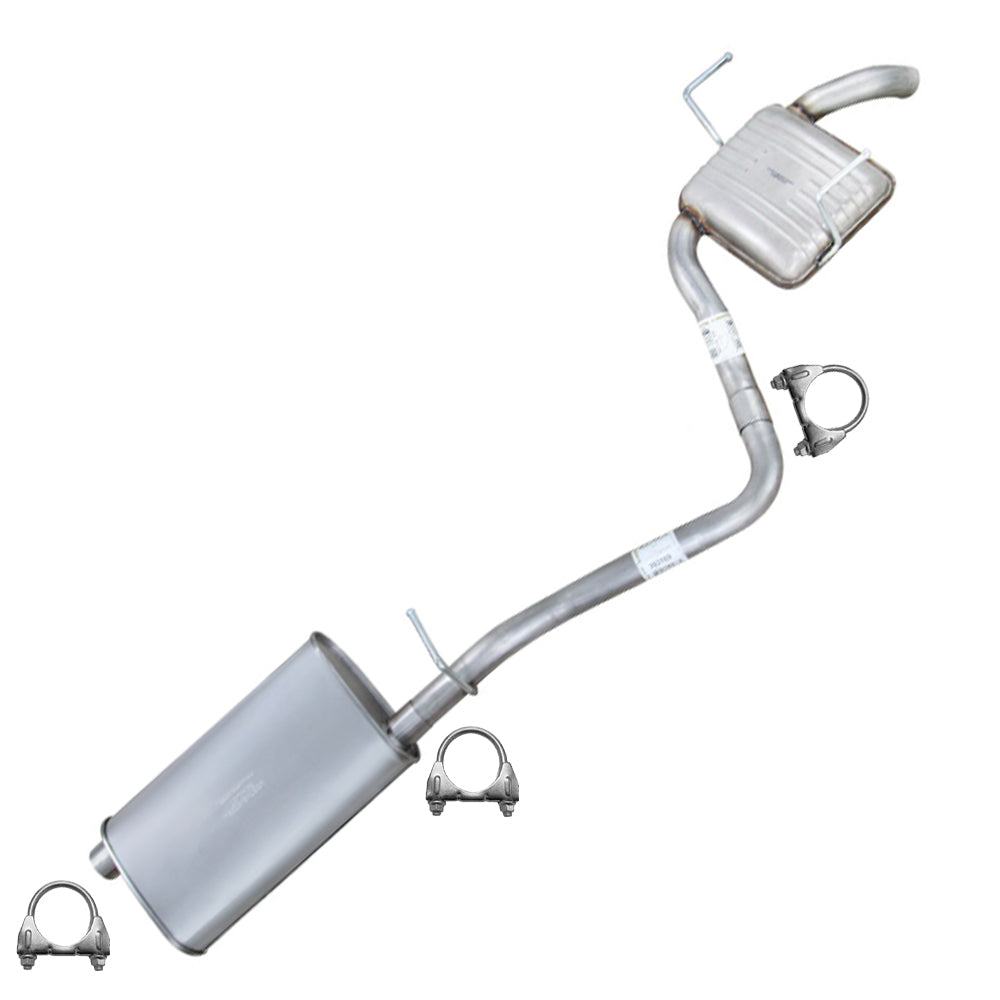 2007-2010 Saturn Outlook 3.6L Muffler Extension Pipe and Resonator Exhaust