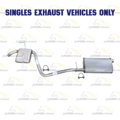2007-2010 Saturn Outlook 3.6L Muffler Extension Pipe and Resonator Exhaust