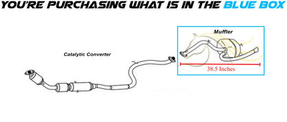 2008-2014 Scion XD 1.8L Exhaust Muffler Assembly