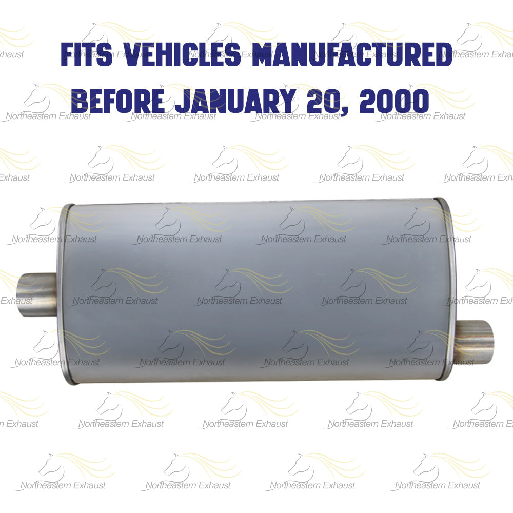 1996-2000 Jeep Cherokee 2.5L | 1996-1999 Jeep Cherokee 4.0L Exhaust Muffler