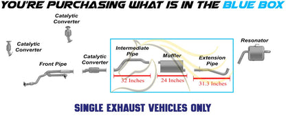 2009-2017 Chevy Traverse | 2009-2010 Saturn Outlook | 2015-2016 GMC Acadia 3.6L Exhaust Pipes and Muffler
