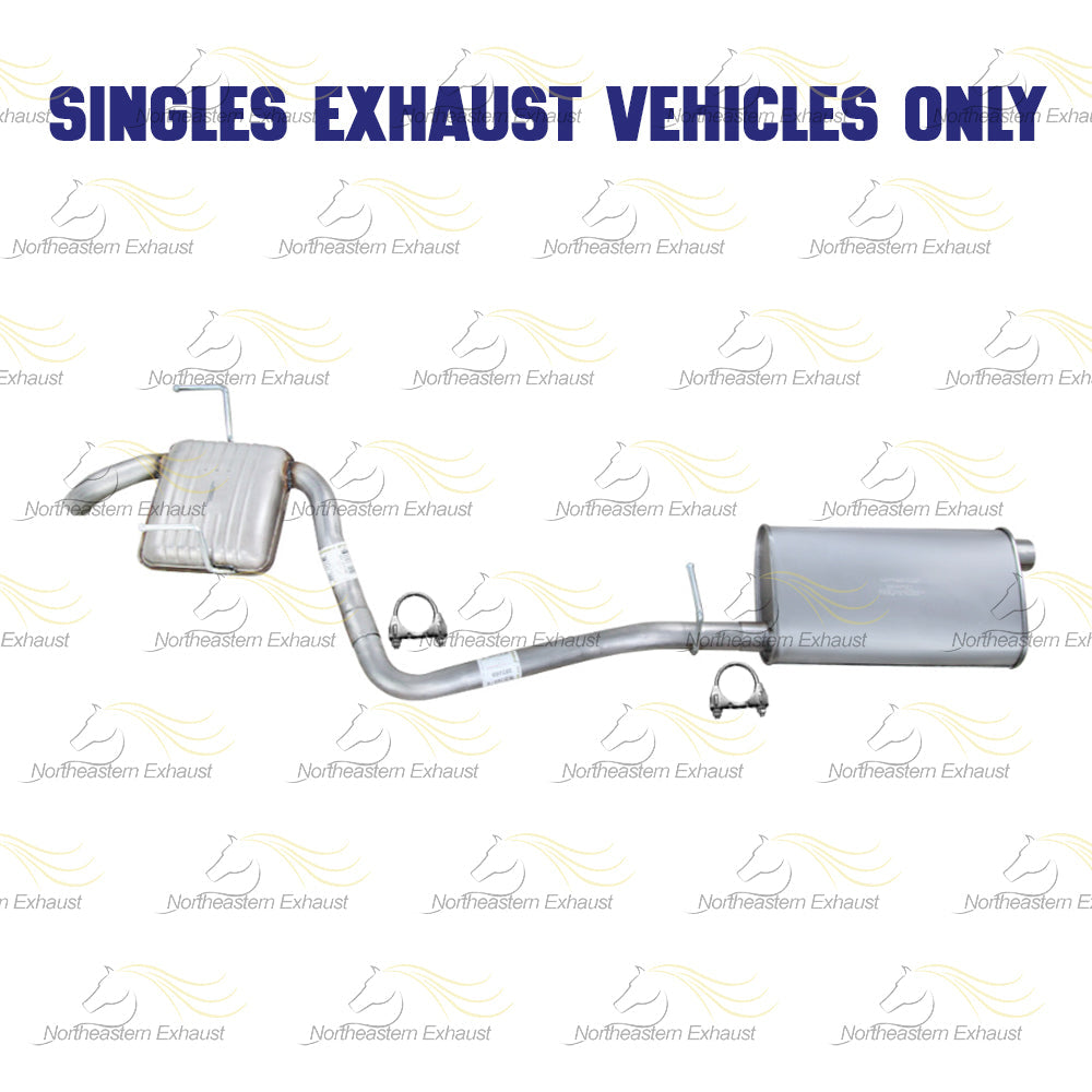 2015-2016 GMC Acadia 3.6L Muffler, Extension and Resonator Pipe Exhaust System
