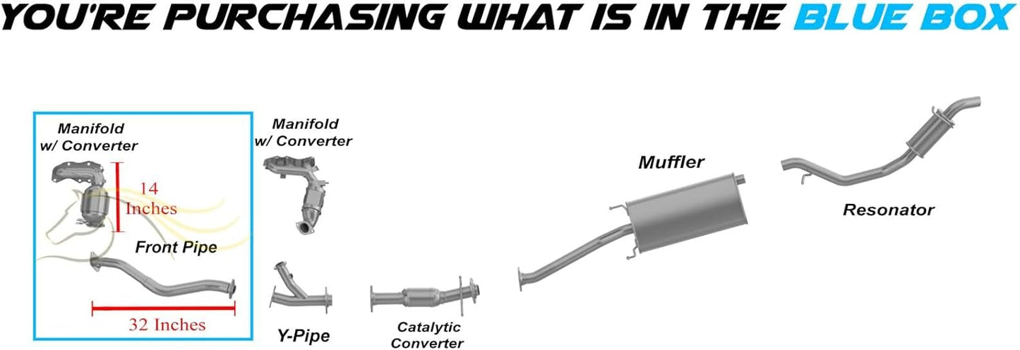 2010-2015 Lexus RX350 3.5L Manifold Catalytic and Front Pipe Exhaust System