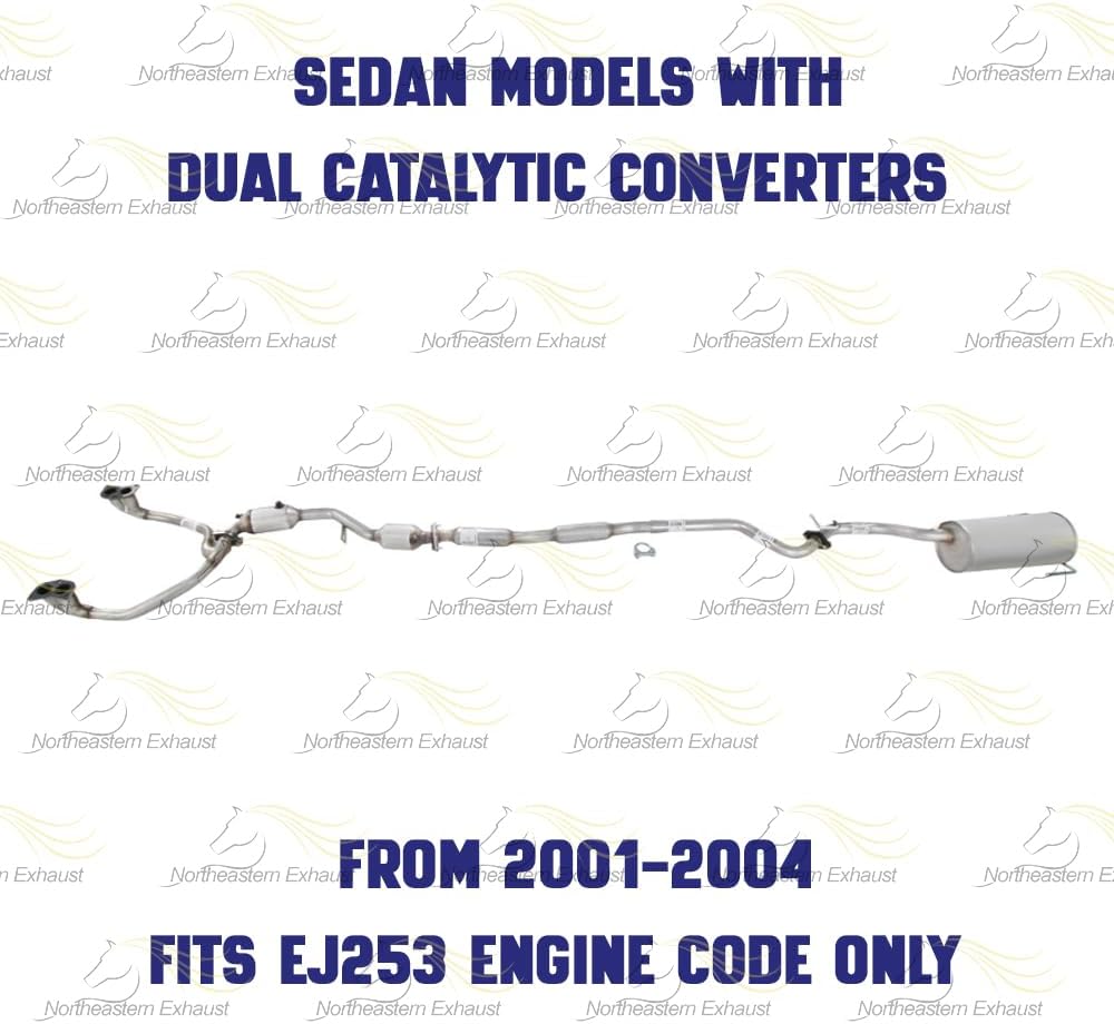 2000-2004 Subaru Outback 2.5L Complete Exhaust System w/ EPA Approved Catalytic