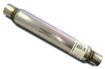 Universal Straight Glasspack Muffler/Resonator - 2.25" ID/OD | 23' Long