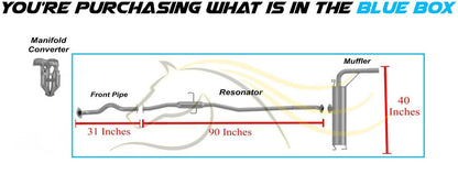2004-2005 Toyota RAV4 2.4L Exhaust System Kit with Catalytic