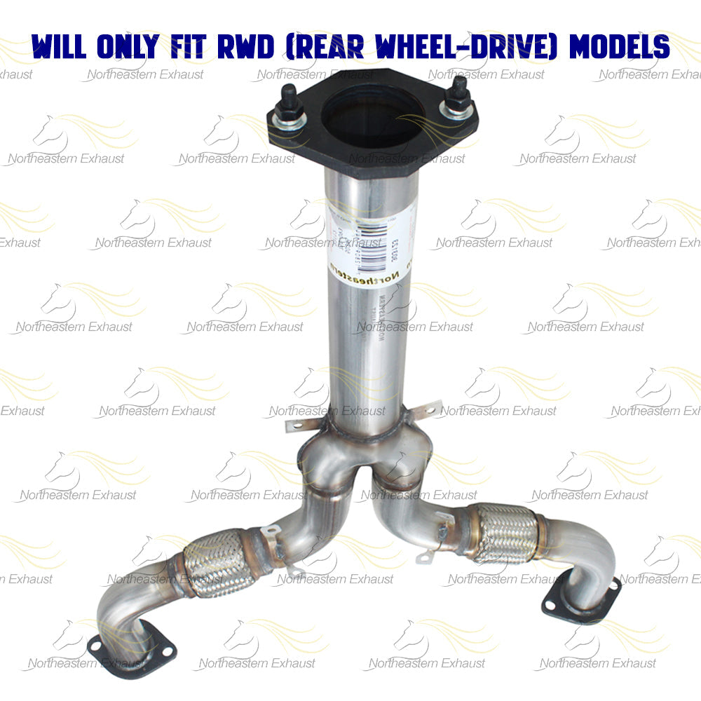 Exhaust Flex Y Pipe for 2003-2006 Nissan 350Z | 2003-2007 Infiniti G35 | 2006-2008 Infiniti M35 3.5L