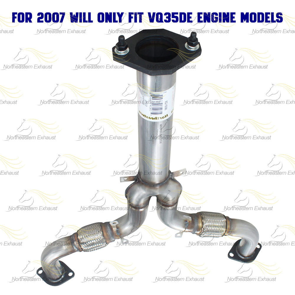 Exhaust Flex Y Pipe for 2003-2006 Nissan 350Z | 2003-2007 Infiniti G35 | 2006-2008 Infiniti M35 3.5L