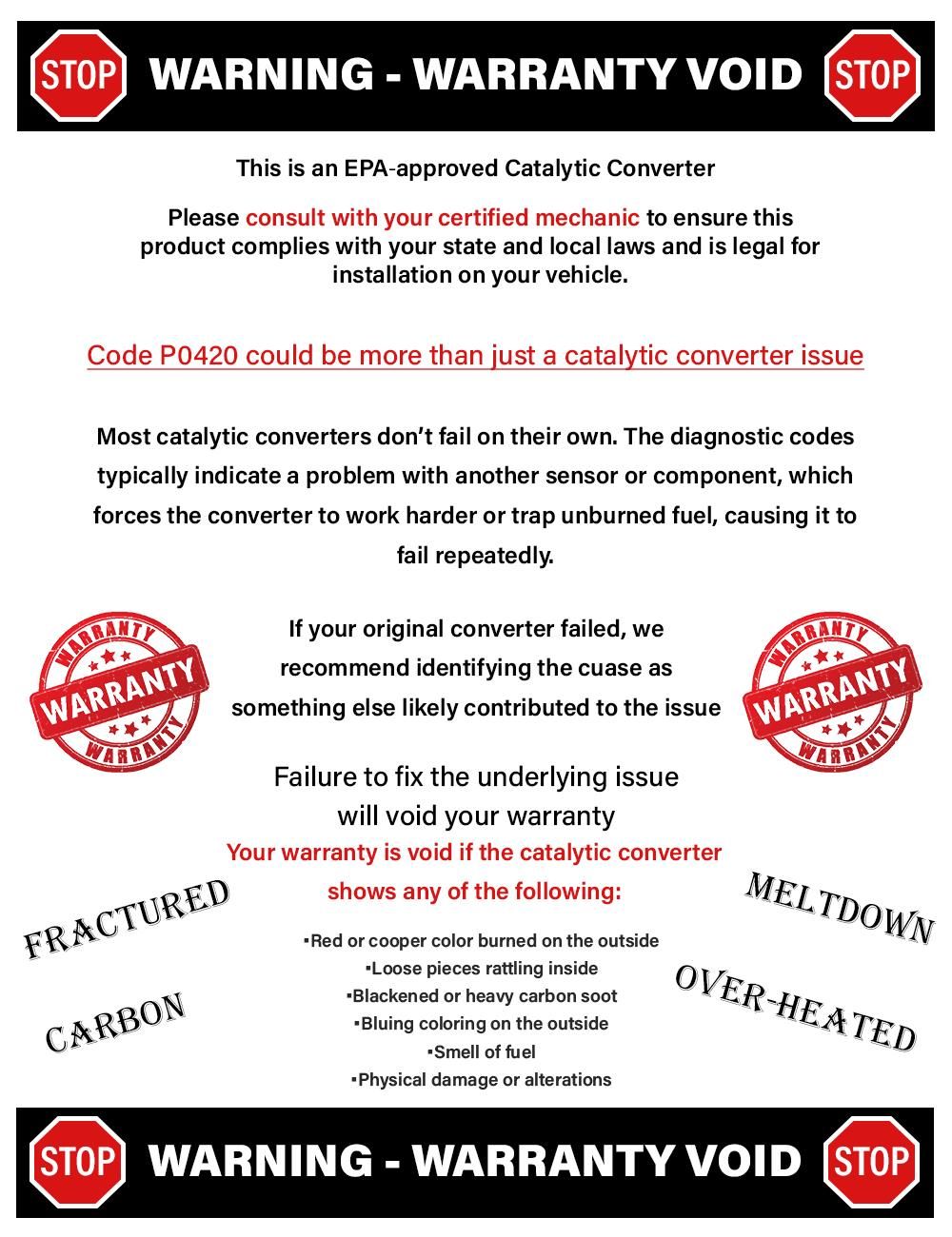 2015-2020 Honda Fit 1.5L Manifold Catalytic Converter