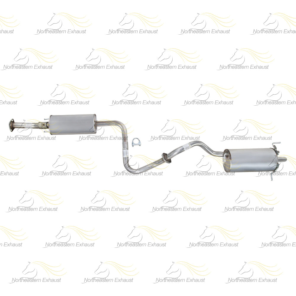2007-2012 Nissan Sentra 2.0L Resonator Pipe and Muffler Exhaust Kit