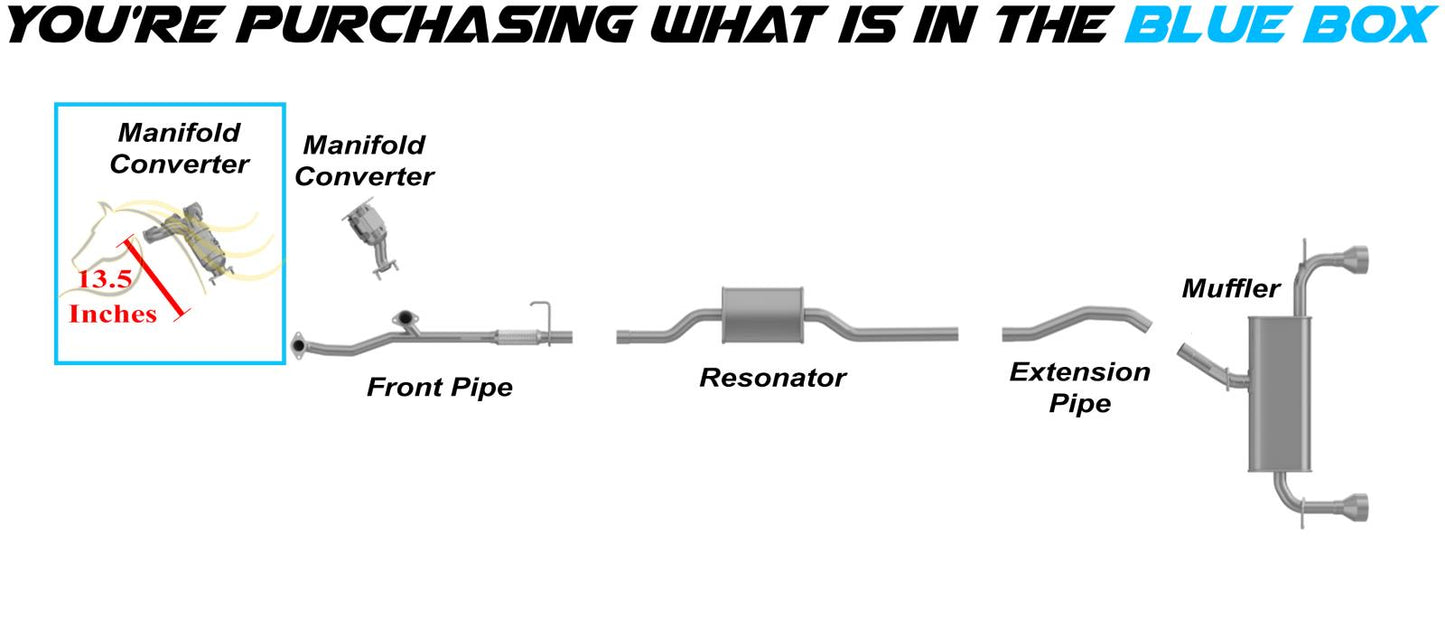 2011-2014 Ford Edge 3.5L 3.7L Manifold Catalytic Converter - EPA Approved | Driver-Side