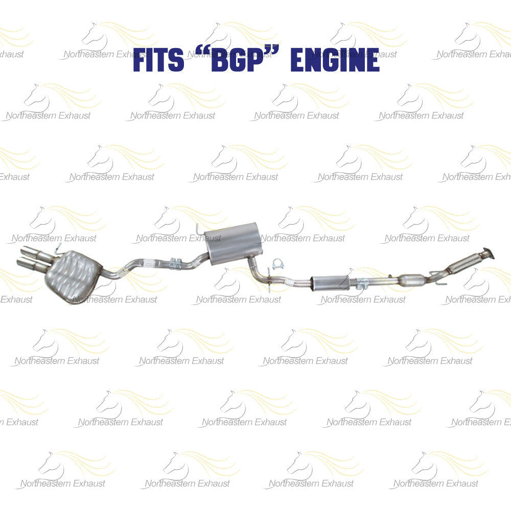 2005-2007 Volkswagen Jetta 2.5L Catalytic, Resonator and Muffler Exhaust System