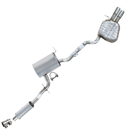 2005-2014 Volkswagen Jetta 2.5L Exhaust Resonator Pipe and Muffler