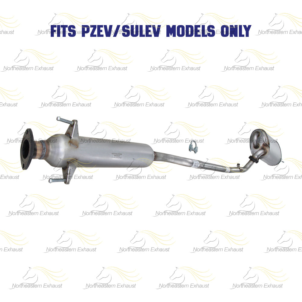 2003-2006 Toyota Camry 2.4L Exhaust Resonator Pipe and Muffler