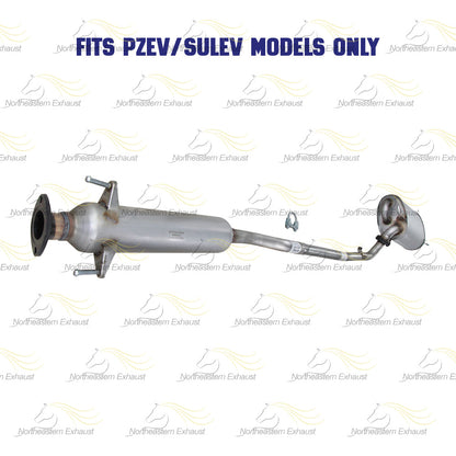 2003-2006 Toyota Camry 2.4L Exhaust Resonator Pipe and Muffler