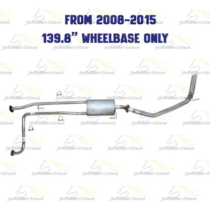 2007-2015 Nissan Titan 5.6L Cat-back Exhaust System Kit | 139.8" Wheelbase only