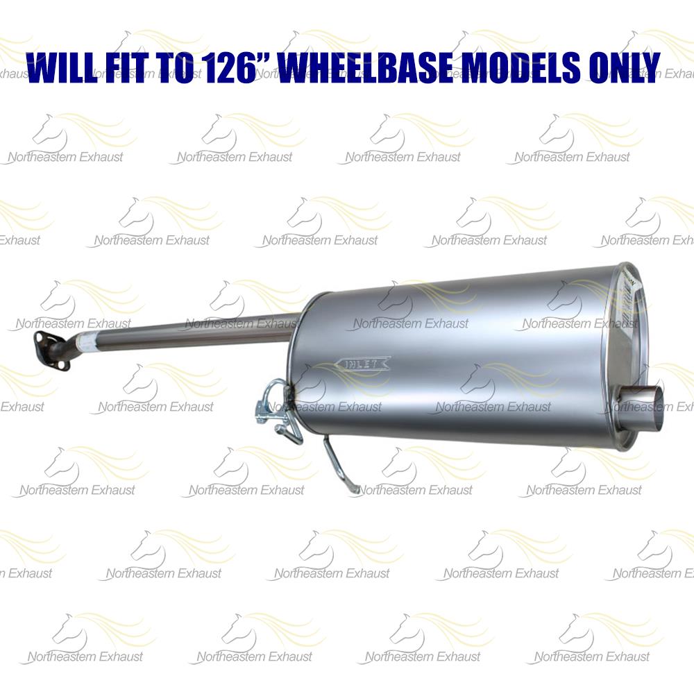 2004 Mazda B4000 4.0L Exhaust Pipe and Muffler