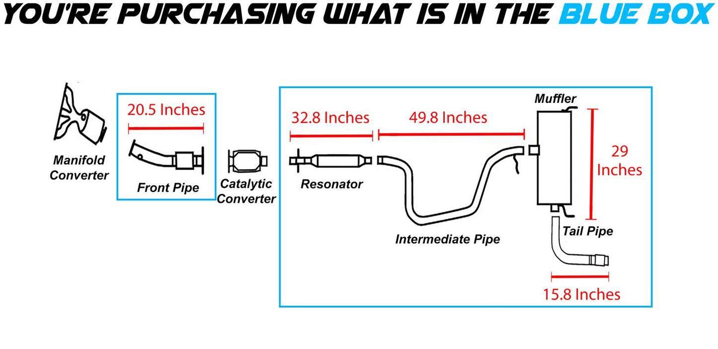 2009 Pontiac G6 2.4L Exhaust System Kit