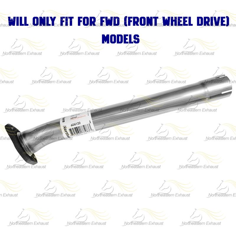 Exhaust Resonator, Muffler and Tail Pipe for 2004-2006 Toyota Sienna 3.3L FWD | 2007-2010 Toyota Sienna 3.5L FWD