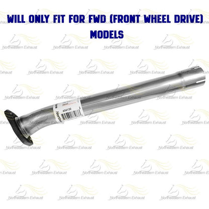 Exhaust Resonator, Muffler and Tail Pipe for 2004-2006 Toyota Sienna 3.3L FWD | 2007-2010 Toyota Sienna 3.5L FWD