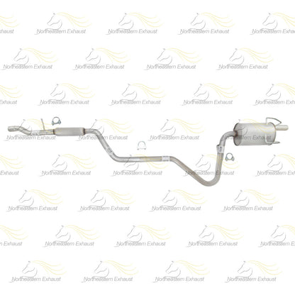 2009-2020 Dodge Journey 2.4L Resonator and Muffler Exhaust Kit