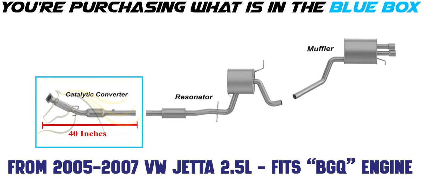 2010 Volkswagen Jetta 2.5L Catalytic Converter | EPA APPROVED