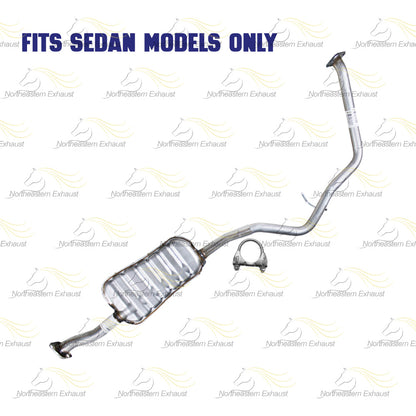 2012 Subaru Impreza 2.0L SEDAN Exhaust Mufflers